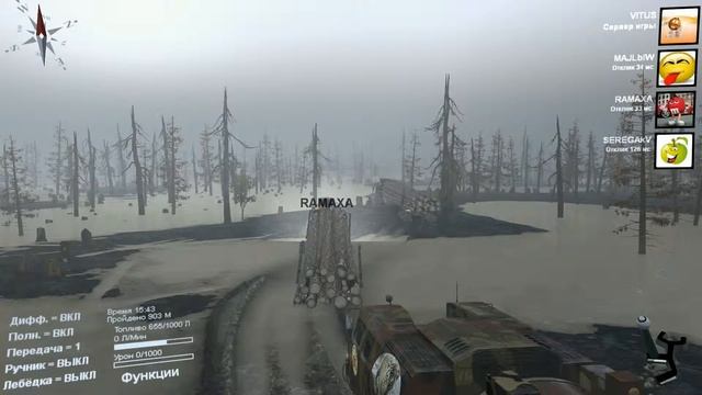 Spintires - карта "Простое болото" пройдено # 5 смотреть онлайн