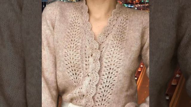 Роскошные кофточки🔥на пуговицах вязание для женщин Luxurious Blouses With Buttons Knitting For Wome