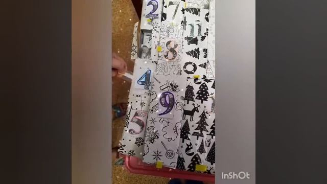 Адвент календарь своими руками 🤚 Распаковка 🎁🎊🎅🏻🎄☃️ смотреть онлайн