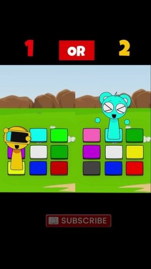 Спрунки выбирают правильный набор костюмов.. #sprunki #incredibox