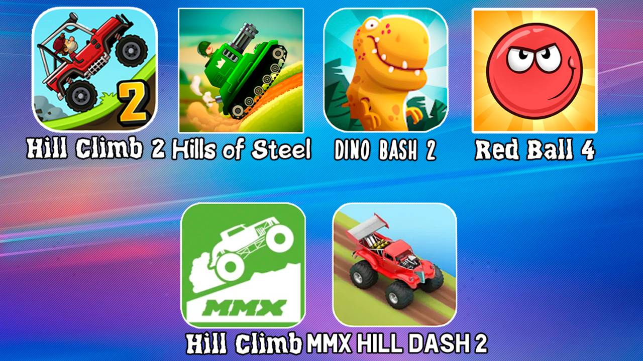 Красный Шарик Дино Беш 2 Ред Бол MMX Hill Climb Hill Dash2 Хилс оф Стил Хилл Климб Рейсинг 2 смотреть онлайн