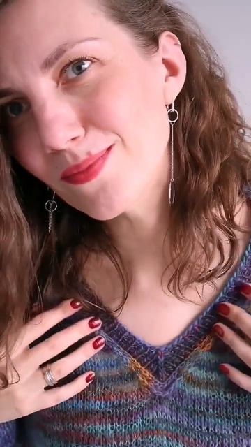 2 ряда 2пряжи 🔥 #вязание #пуловерспицами #knitting #lanagrossa смотреть онлайн