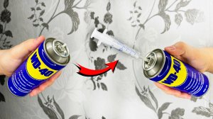 🔧 Что делать, если на баллоне WD-40 НЕТ кнопки распылителя?! Используй ЭТОТ способ! 😱🔥