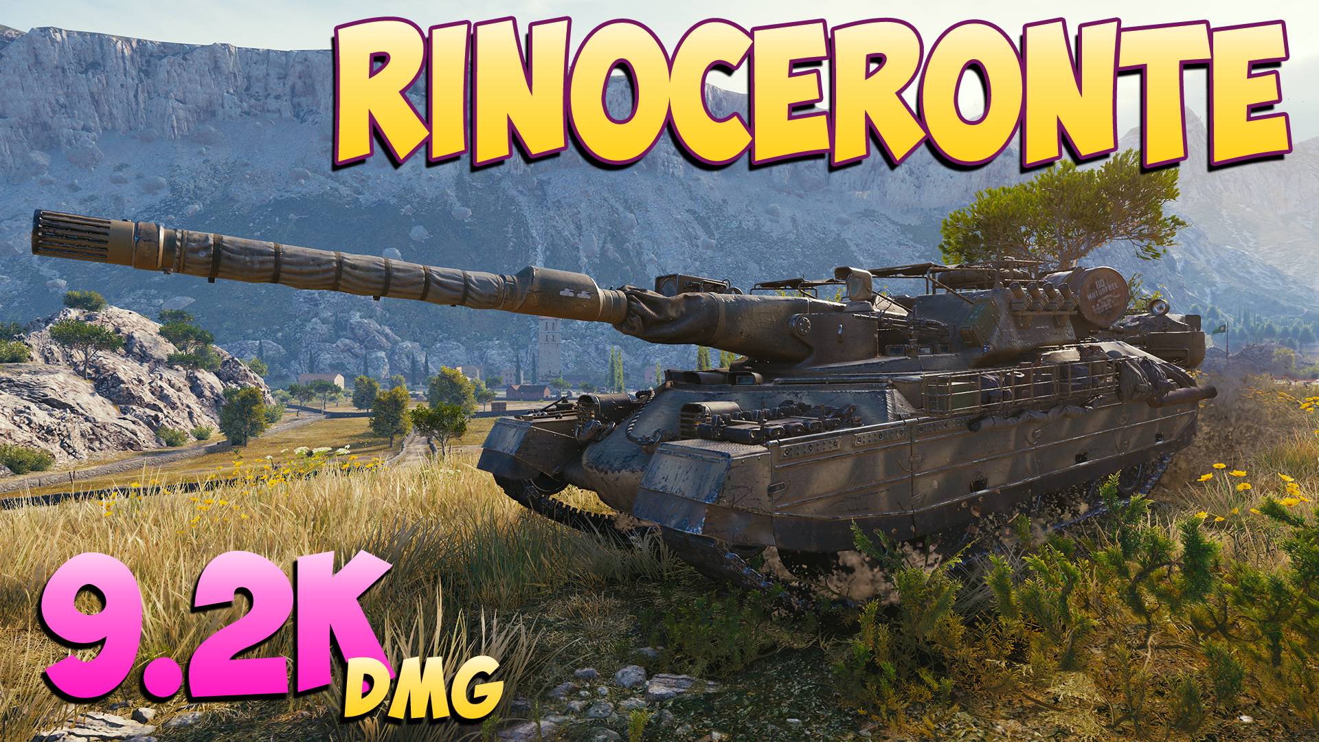 Rinoceronte - 5 Фрагов 9.2K Урона - Недружелюбный! - Мир Танков