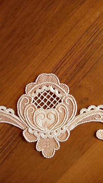 Винтажная роза для ирландского кружева МК скоро на канале #shorts подписывайся и смотри #shorts