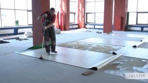 Укладка спортивного линолеума, инструкция от Гельсте?