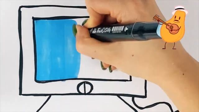 Drawing with kids song Рисование для детей смотреть онлайн