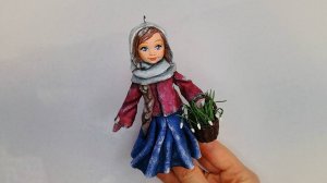 Как затонировать ватную игрушку