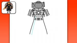 КАК НАРИСОВАТЬ НОВЫЙ АСТРО УЛУЧШЕННЫЙ ТИТАН ТВ МЕН из