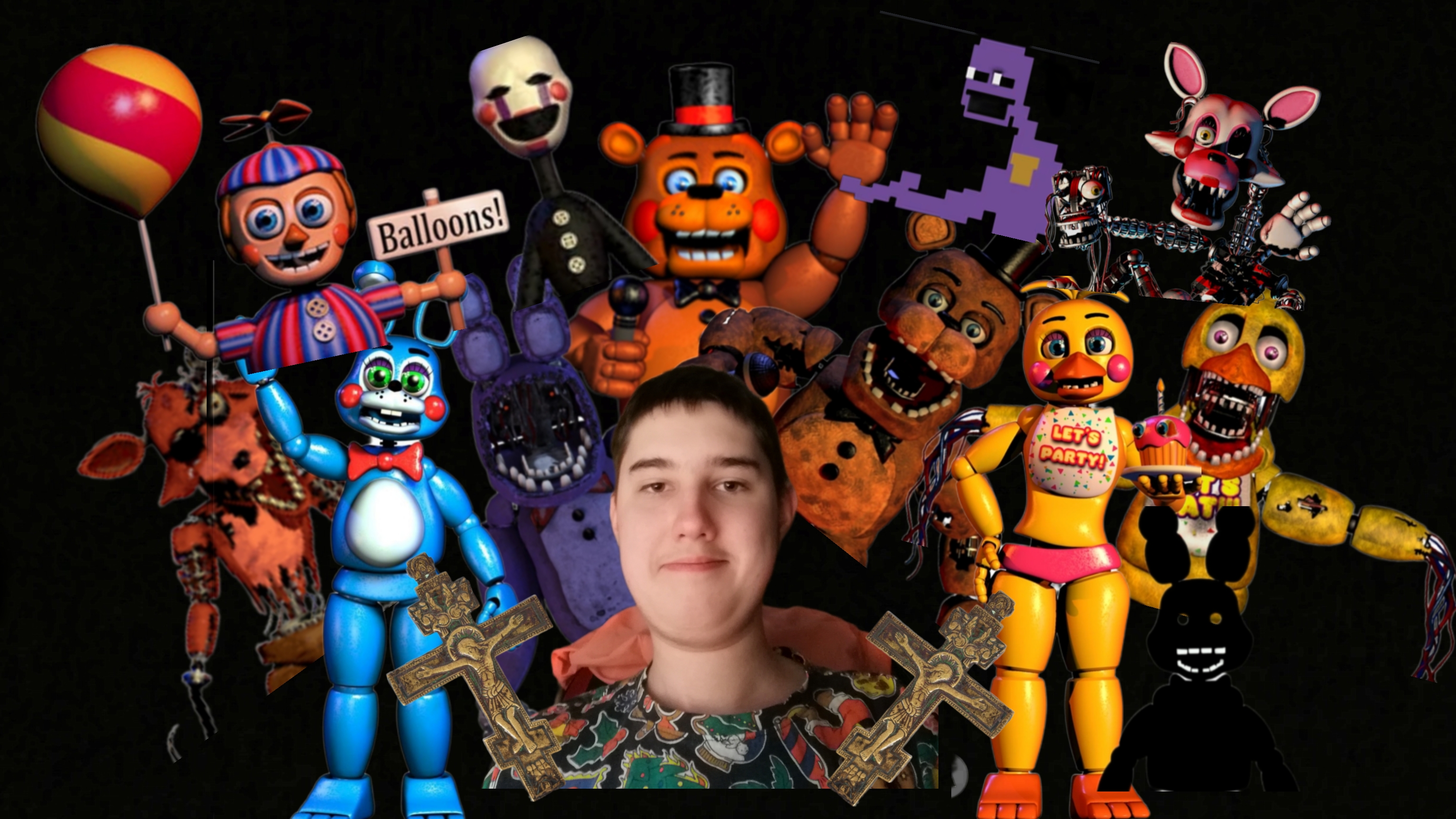 FNF выживание в fnaf 2
