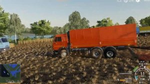 farming simulator 19. камаз зерновоз