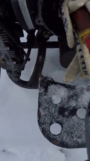 как завести снегоход динго шуруповёртом 😃 #снегоходд