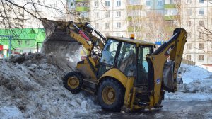 Экскаватор-погрузчик Caterpillar 428F. Конец тебе асфальт.