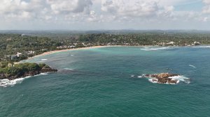 Шри Ланка 2025,  #SriLanka 🇱🇰, #beach, #Drone  Unawatuna Beach
