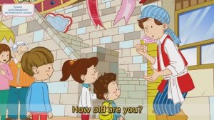 Простой диалог на английском языке "How old are you"