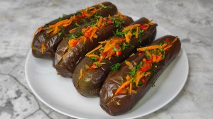Квашенные БАКЛАЖАНЫ с морковью и чесноком на ЗИМУ. БЕЗ уксуса.