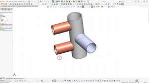 SolidWorks. Ответ на вопрос № 23. Стыковка труб. Часть 1.