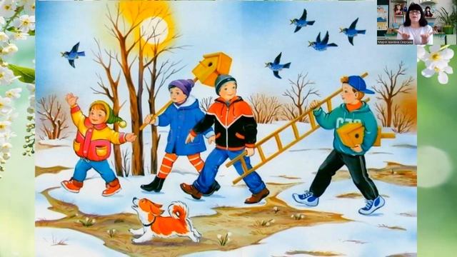 Розвиток мовлення -" Складання розповіді за картиною "Весна" смотреть онлайн