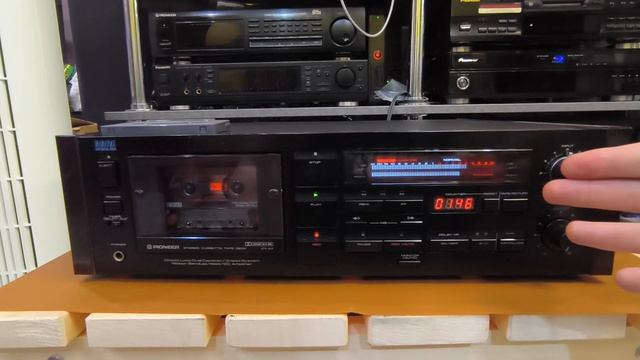 Pioneer CT-A7 stereo cassette tape deck смотреть онлайн