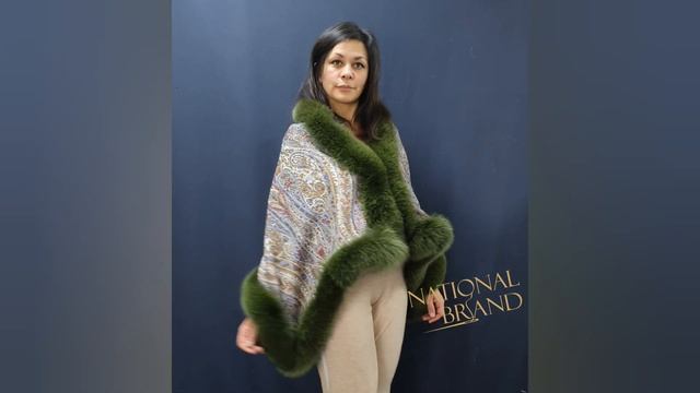 Шарф-накидка с песцом смотреть онлайн