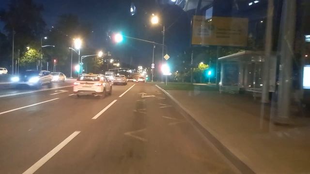 #внутри вид из кабины ЛиАЗа 5292.65