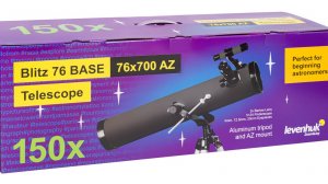 ЗЕРКАЛКА ДЛЯ НАЧИНАЮЩЕГО АСТРОНОМА !
Телескоп Levenhuk Blitz 76 BASE