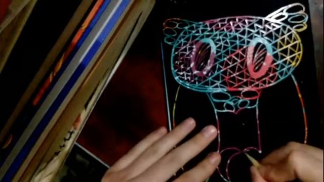 Рисунок совы на бумаге для гравюр смотреть онлайн