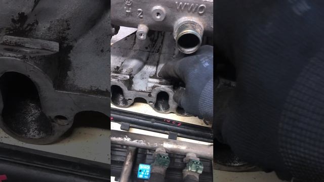 Январь на пассат б3. Серия 3. Ресивер, рампа форсунки.