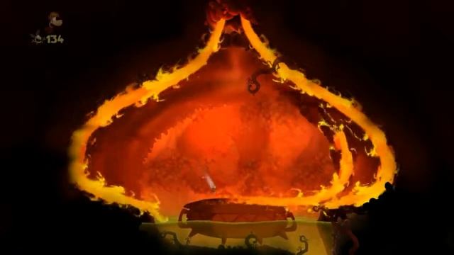 49 - Прохождение Rayman Origins - Ты - Боль моя сердечная Босс - Ароматные озёра