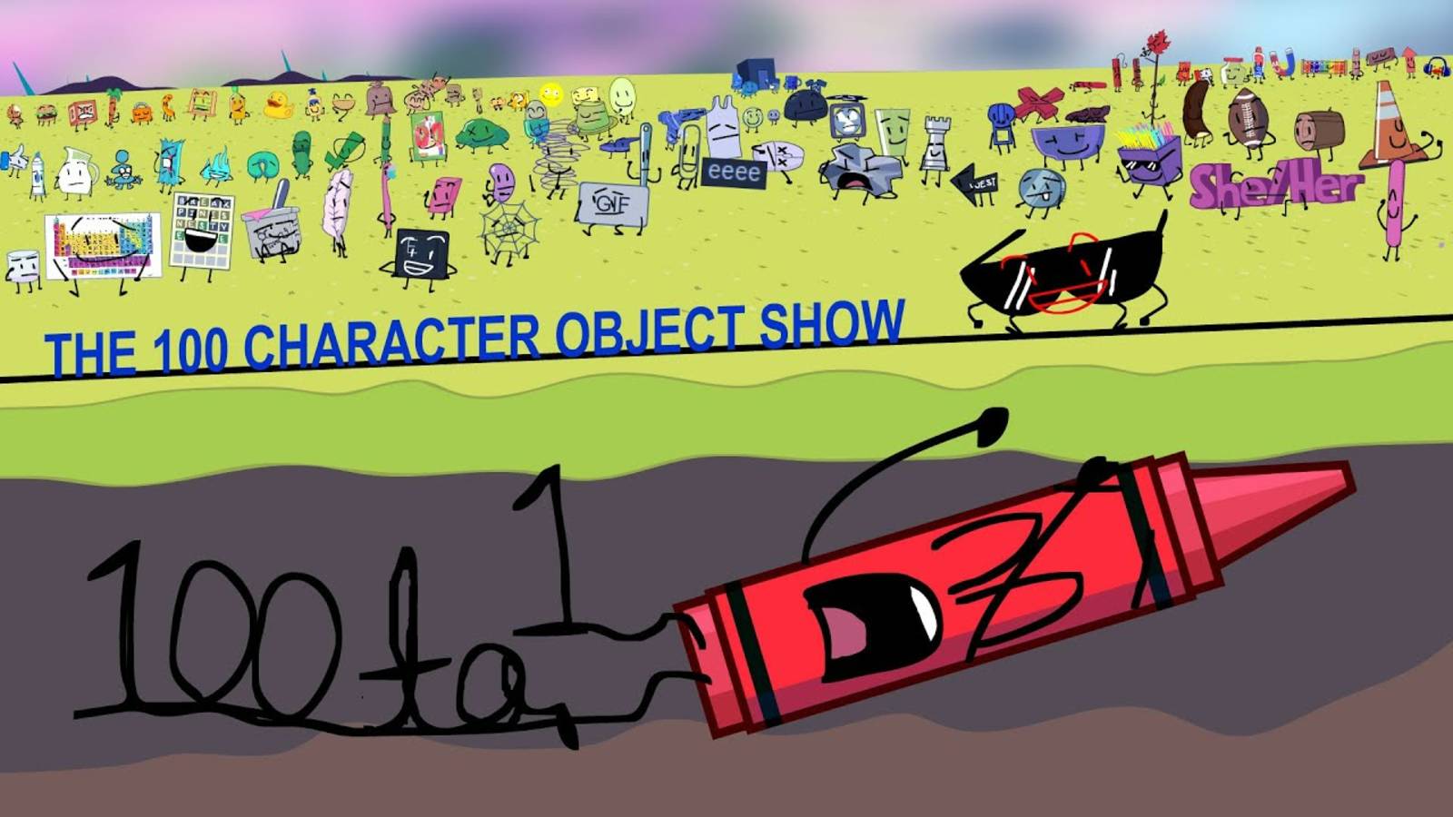 The 100 Character Object Show: All Episodes смотреть онлайн