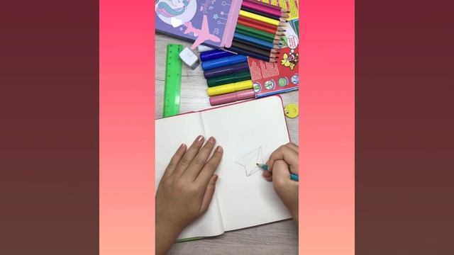 Как нарисовать самолётик ✈️❤️ смотреть онлайн