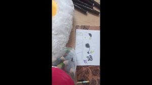 дракон из бумаги моргающий