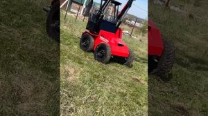 Дачная разминка, погрузчик АТ-350! #погрузчик #минипогрузчик #пермь #дача