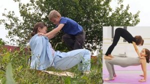 🧘♂️Йога челлендж с младшим братом!!!🧘♀️