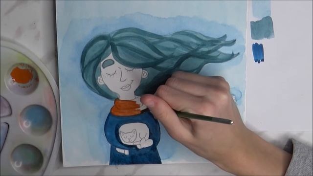 рисунок в скетчбуке 2020✨🎀🎨 смотреть онлайн