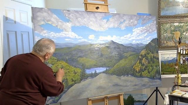 Как Писать Поэтапно Очень Большую Картину. #art, #artwork, #how, #homedecor