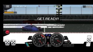 Гонки, покупка нового двигателя и смотр игры (Pixel Car Racer)