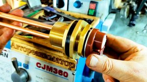 Проходная втулка для дачного душа, с резьбой 1 1/4 дюйма, для крепления тэна (нагревателя)