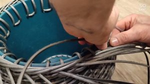 Как плести жгутик из ротанга