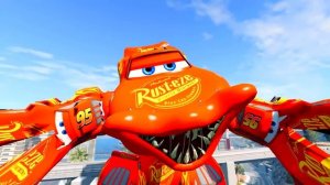 Эпический побег! 😱 Гигантский монстр ЛАБУБУ охотится на Маккуина! Что будет дальше?! Beamng