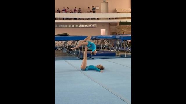 ЖП 2 юношеский, Абанина Юлия, Остробородова Мария, Комбинированное упражнение, 2 день