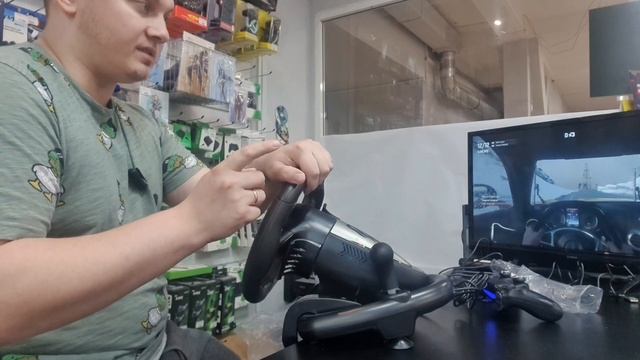 Игровой руль PXN V3 Pro для ПК, PS3, PS4, XBox, Nintendo Switch | Этооо чтооо такоее? смотреть онлайн