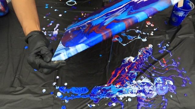 AWESOME Acrylic Pouring | Easy Technique | Fluid Art Abstract