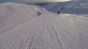 Кировск Big Wood скоростной спуск по черной трассе 14 за 1:45