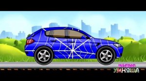 мультики про машинки - Раскраска и Мойка машины, разви?