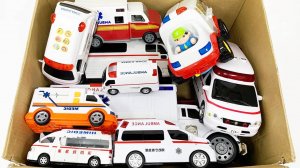 Мультики для малышей. Мини-машины скорой помощи едет с включённой сиреной. Мультики про машинки.