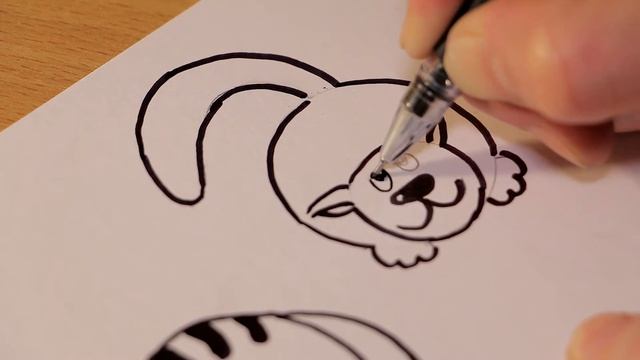 Рисуем кота с помощью монет (How to draw a cat using coins) смотреть онлайн