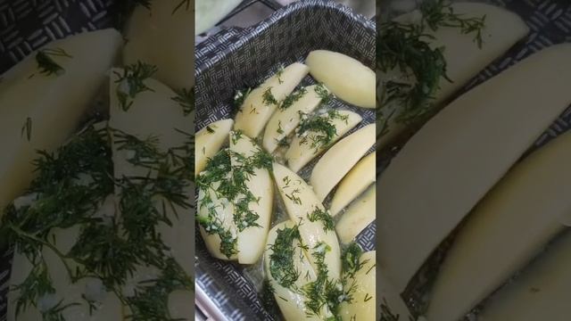ароматный запечатанный картофель от Черепа