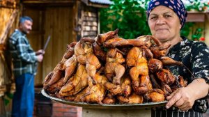 Новая Коптильня и Приготовление Курицы | Деревенская Кухня на Открытом Воздухе