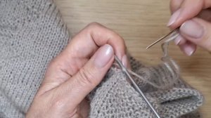 Оптимальное провязывание последней петли, при закрытии петель по кругу.